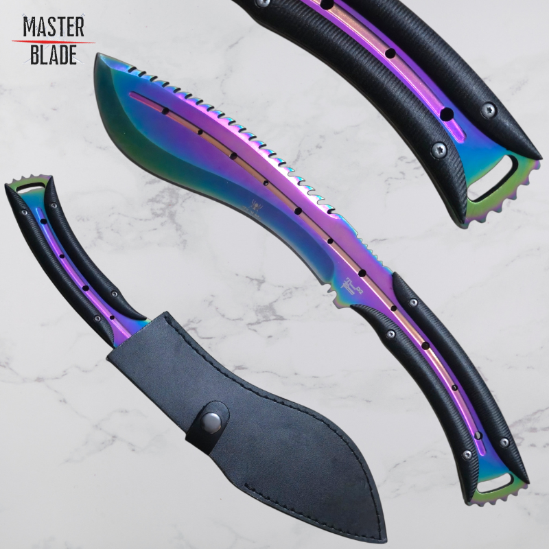 סכין קוקרי - Rainbow Tactical Kukri Knife