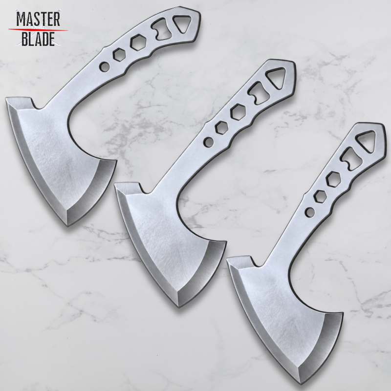 סט גרזני וסכיני הטלה - Warrior Throwing Axe & Knife Set