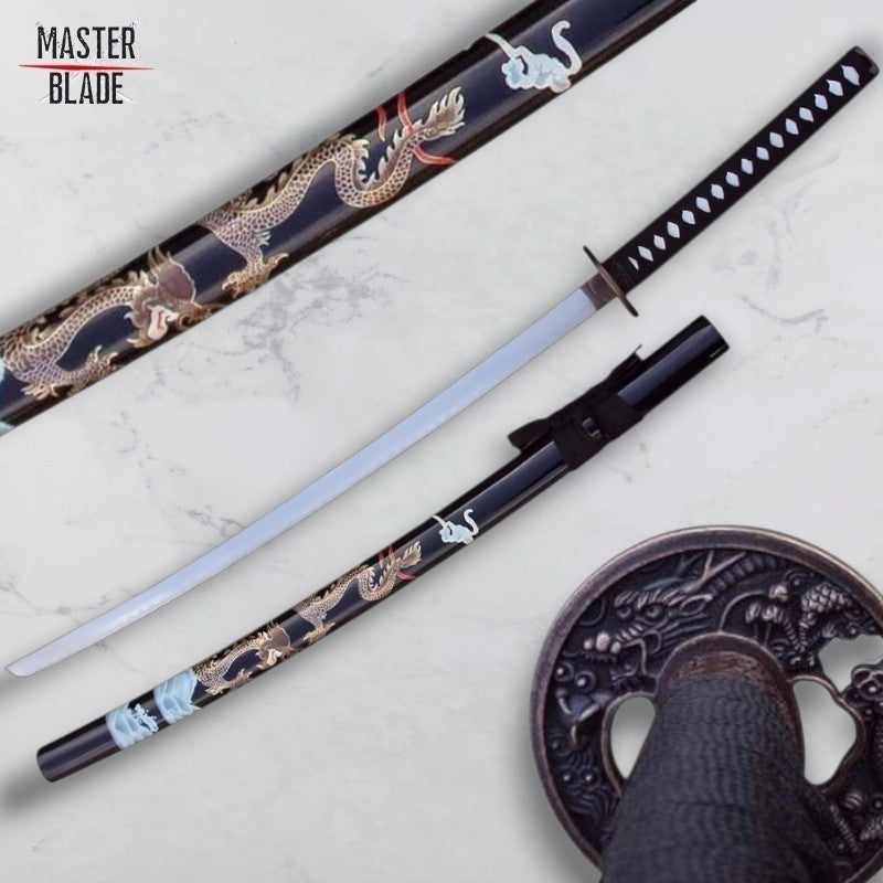 חרב סמוראי - Black Dragon Samurai Sword