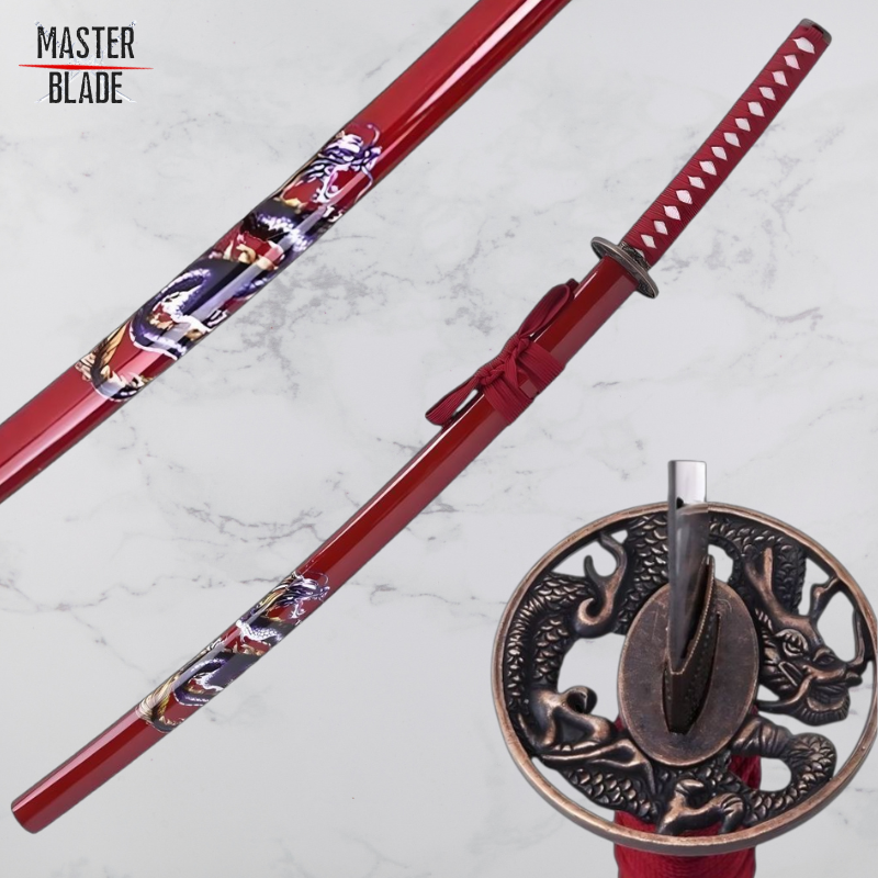 חרב - Red Dragon Samurai Sword