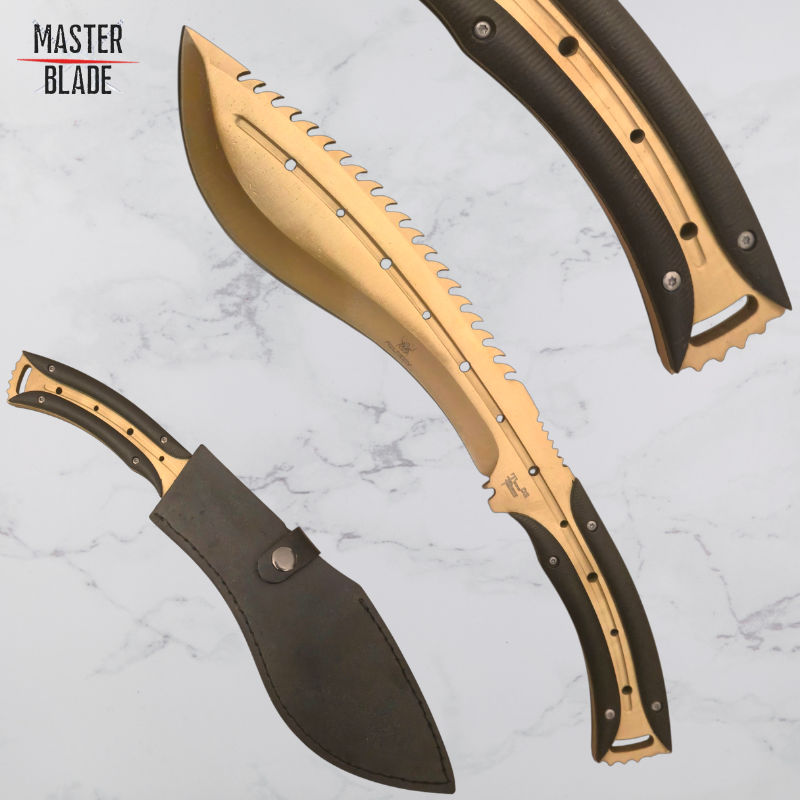 סכין קוקרי - Gold Tactical Kukri Knife