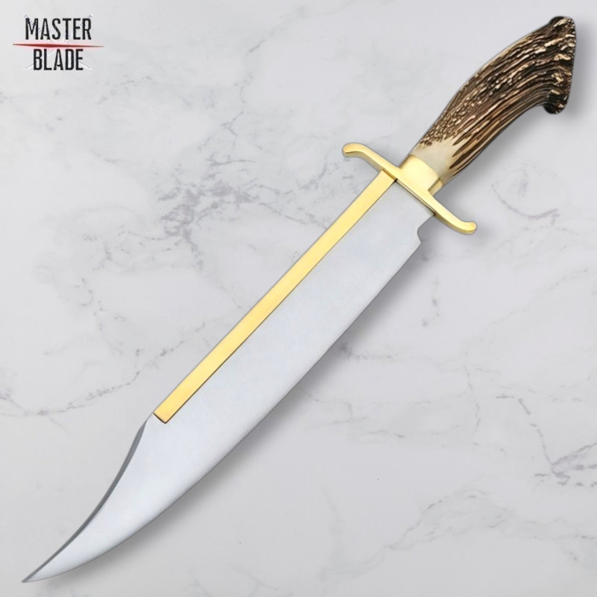 סכין ציד - Steel Stag Filework Hunting Knife